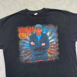 Robert Cray In Concert Tour 2017 T Shirt Mens XL Band Tee Graphic Double Sided